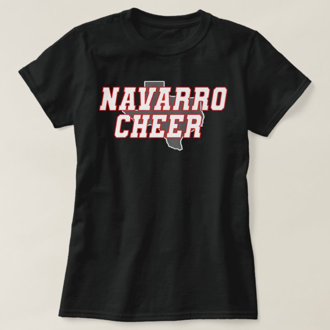 Navarro Cheer Texas Logo Premium TShirt (Design devant)