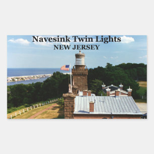 Navesink Twin Lights, Stickers New Jersey