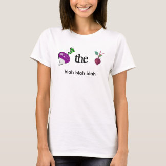 Navet le T-shirt de base des femmes de betterave,