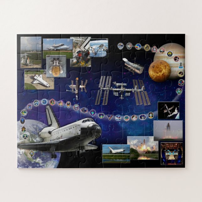 Navette spatiale Atlantis Tribute Jigsaw Puzzle (Horizontal)