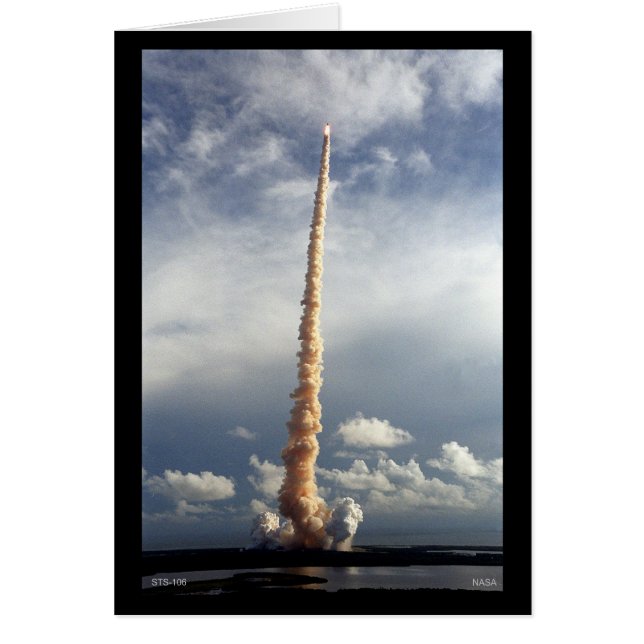 Navette spatiale STS-106 en vol (Devant)