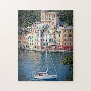 Naviguant à Portofino, puzzle de l'Italie