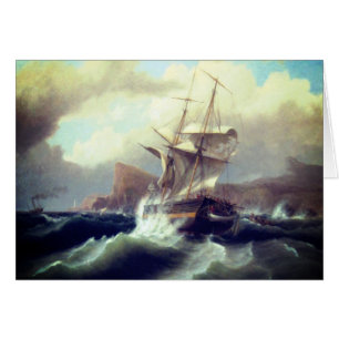 Navire américain en détresse 1841