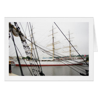 Navire blanc haut - Carte