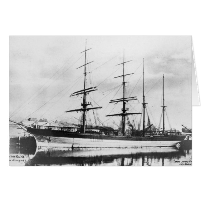 Navire clipper City of Adelaide 2 1800s (Devant horizontal)