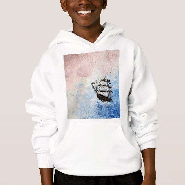 Navire dans les nuages mystère bordures Mer Océan  (Devant)