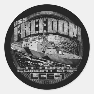 Navire de combat Littoral Freedom Sticker
