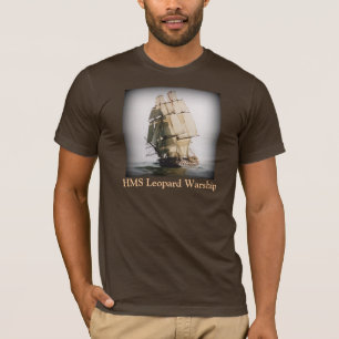 Navire de guerre de léopard de voie HMP - T-shirt