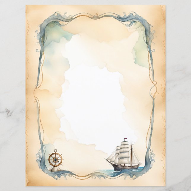 Navire nautique et roue (Devant)