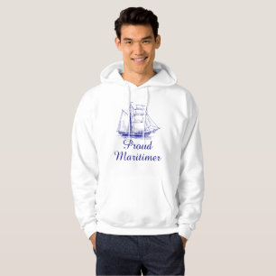 Navire nautique Sweat - shirt à capuche à voile à 