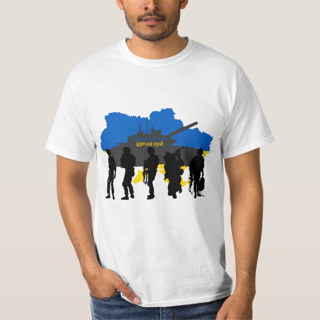 Navire russe Idi Nahui, guerre en ukraine T-Shirt (Devant)