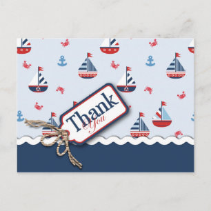 Navires Ahoy ! Carte postale TY