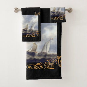 Navires en mer 1660