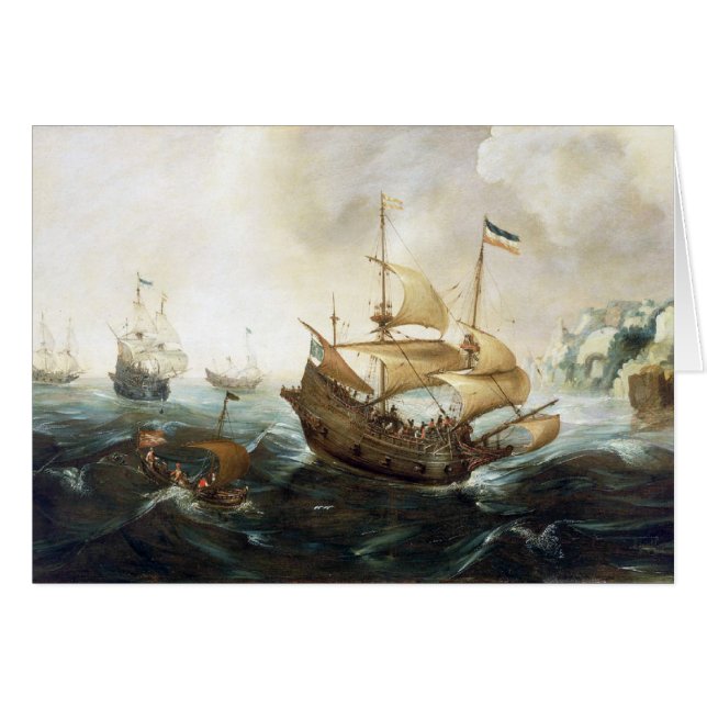 Navires néerlandais des années 1600 (Devant horizontal)