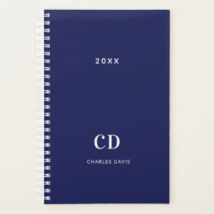 Navy bleu monogramme nom 2023