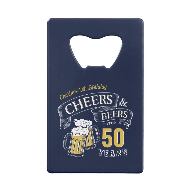 Navy Jaune Acclamations Et Bières Anniversaire Tou (Devant)