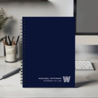 NAVY Monogramme Initial Minimaliste ENTREPRISE