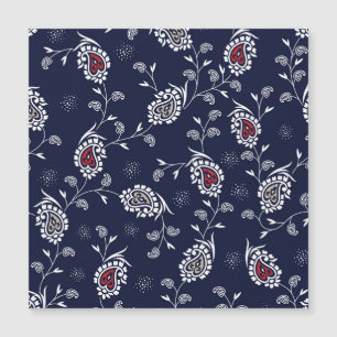 Navy Paisley : Design Motif élégant.