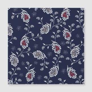 Navy Paisley : Design Motif élégant.