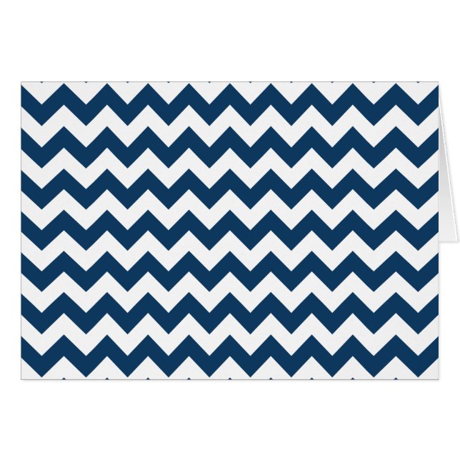 Navy Zigzag, Navy Chevron, Motif géométrique (Devant horizontal)