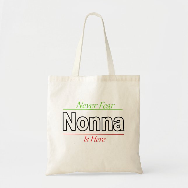 N'ayez jamais peur que Nonna soit là Sac fourre-to (Devant)