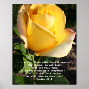 N'ayez pas peur affiche de verset biblique inspira