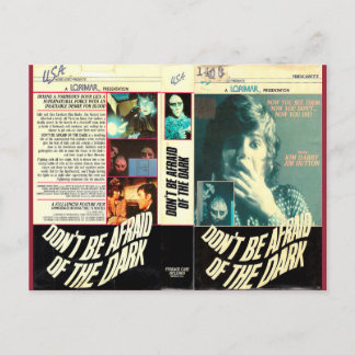 N'AYEZ PAS PEUR DE LA CARTE POSTALE VHS RETRO SOMB