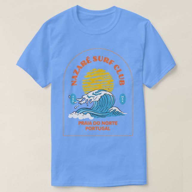 Nazare Surf Club Praia Do Norte Portugal TShirt (Design devant)