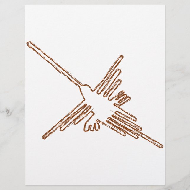 Nazca Lines Croquis de colibris (Devant)