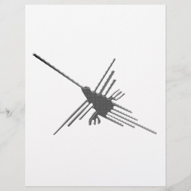 Nazca Lines Hermitage Newsprint (Devant)