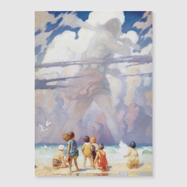 NC Wyeth Le littoral de la plage de l'artisanat gé (Devant)