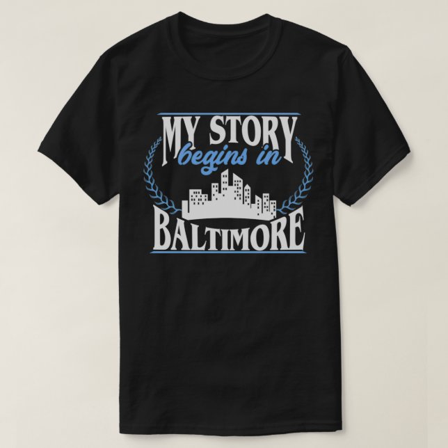 Né à Baltimore Pullover (Design devant)