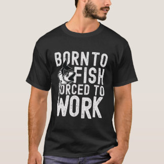 Né À Fish, Contraint À Travailler Un T-shirt
