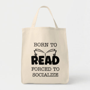 Né à lire forcé à socialiser le Sac fourre-tout