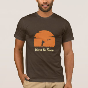 Né à Soar - Inspirational Retro Sunset T-Shirt