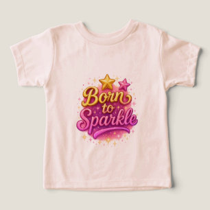 Né à Sparkle Toddler Girl Tee