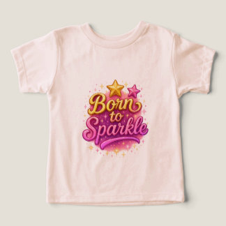 Né à Sparkle Toddler Girl Tee