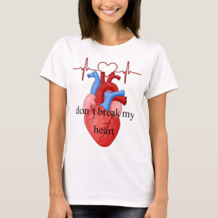 Ne brisez pas mon coeur - T-shirt d’art émotionnel