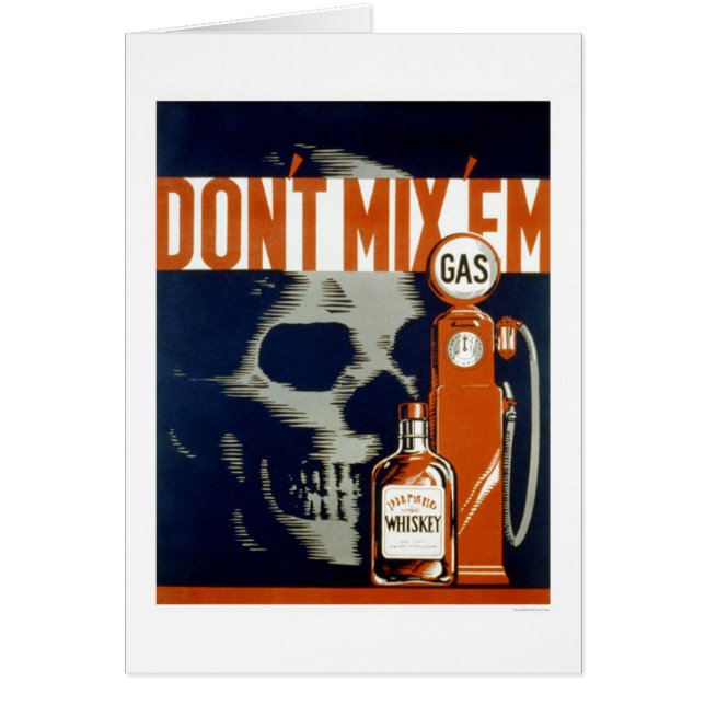 Ne buvez pas et ne conduisez pas WPA 1937 (Devant)