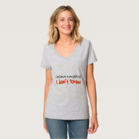 Ne connaissez pas - le T-shirt