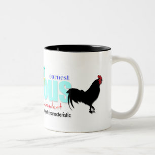 Né dans l'année de Rooster Personnalité Traits Mug