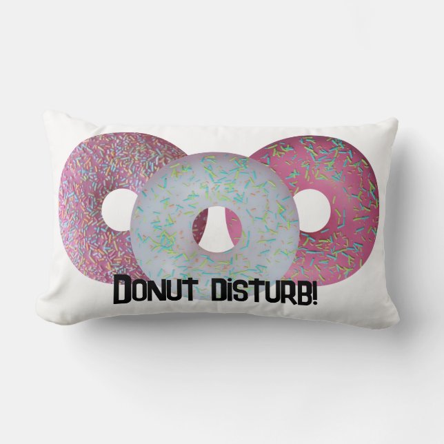 Ne dérange pas ! Coussin décoratif (Recto)