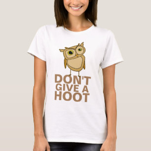 Ne donnez pas un T-shirt de base de femmes de hué