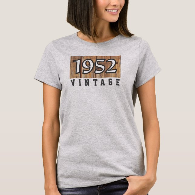 Né en 1952. T-Shirt Année de Naissance 1952 (Devant)