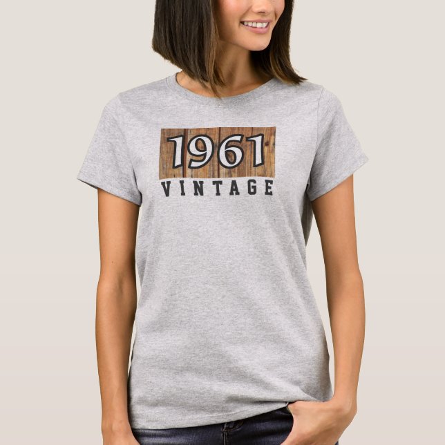 Né en 1961. 1961 Année de naissance T-shirt (Devant)