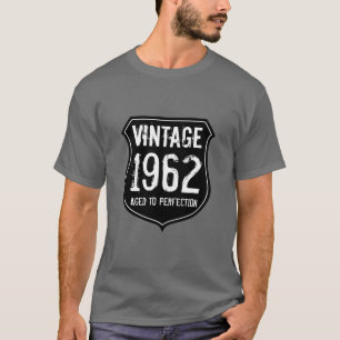 Né en 1962 âge à la perfection t-shirt hommes