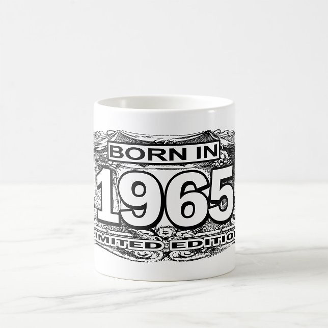 Né En 1965 Édition Limitée Café Mug (Créateur téléchargé)