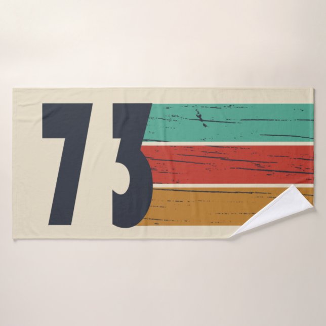 Né en 1973 cadeau d'anniversaire vintage (Serviette de bain)