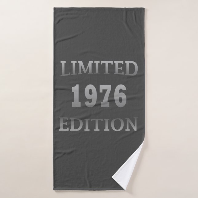 Né en 1976 anniversaire édition limitée (Serviette de bain)