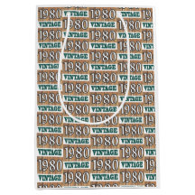 Né en 1980 sac cadeau moyen